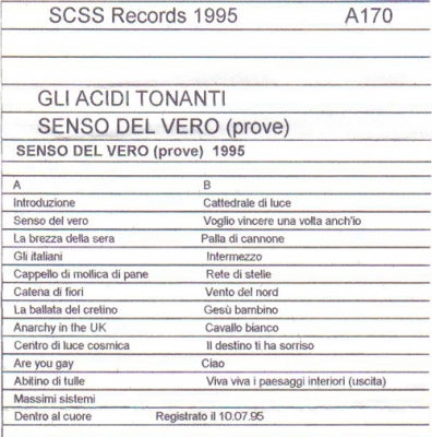 a170 gli acidi tonanti: senso del vero 1995